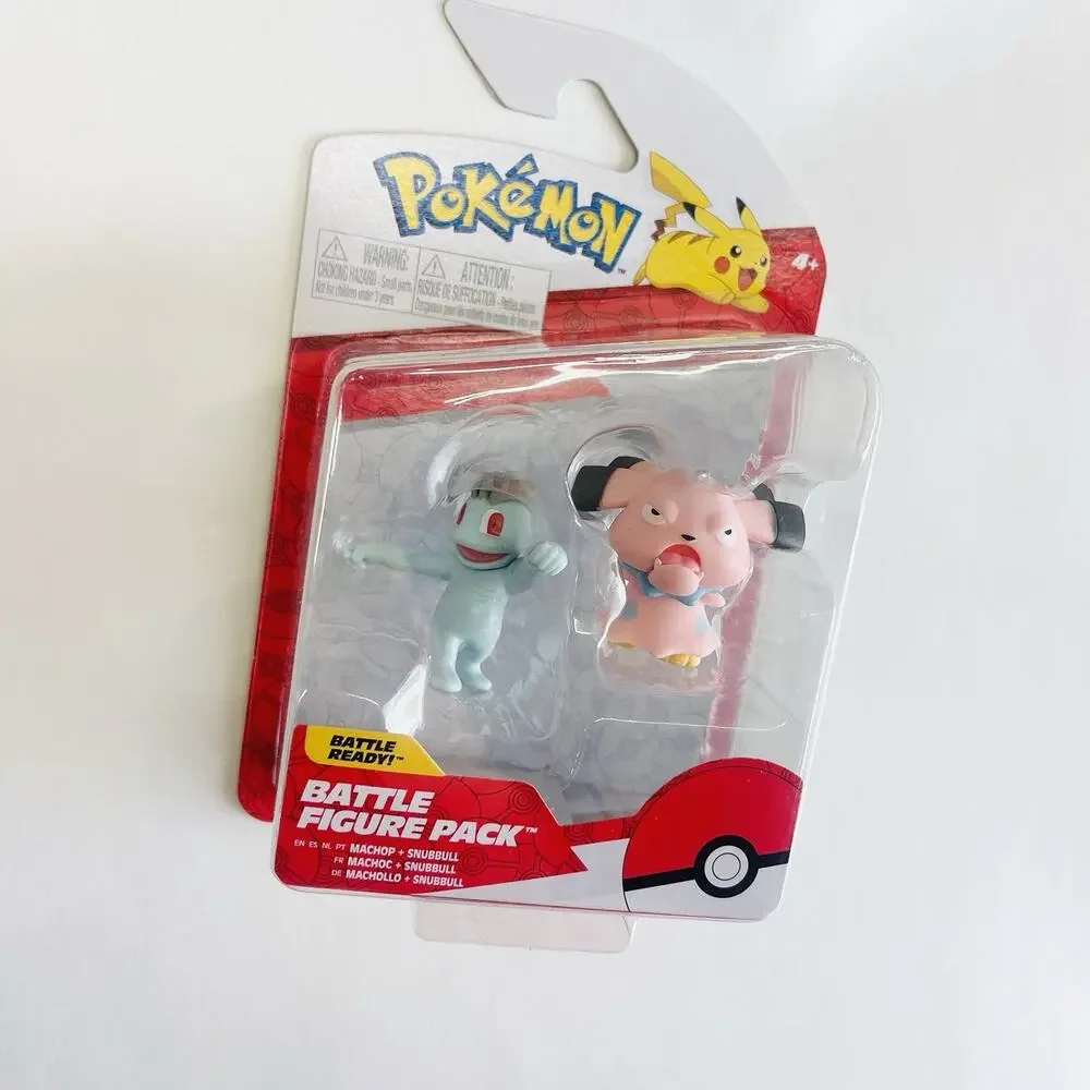 Pokemon‎ Battle Figure Pack Battle Ready MACHOP + SNUBBULL, New & Sealed